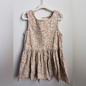 Wheat Kids Floral Sleeveless Dress